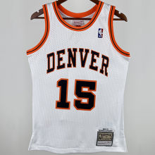 2006/07 Nuggets ANTHONY #15 White Retro NBA Jerseys 热压