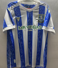 2025/26 Sheffield Wednesday Home Fans Soccer Jersey 带胸前广告