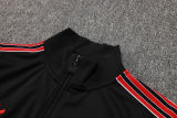 2025/26 M Utd Black Jacket Tracksuit