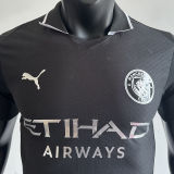 2025/26 Man City Black Special Edition Player Version Soccer Jersey