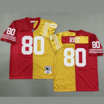 RICE #80 Men's San Francisco 49ers Retro NFL Jersey 49人