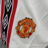 1998/1999 M Utd Home Retro Kids Long Sleeve Soccer Jersey