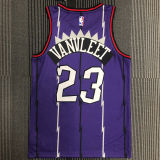 Toronto Raptors VANVLEET #23 Retro Purple NBA Jerseys