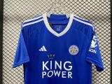 Leicester City Home Blue Retro Soccer Jersey