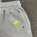 2025 NK Grey Embroidered Multicolor Logo Casual Short Pants CN02灰