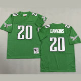 DAWKINS #20 Men's Philadelphia Eagles Retro NFL Jersey 老鹰