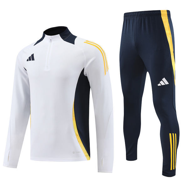 1024/25 Ad~ White Sweater Tracksuit