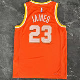 2026 Cleveland JAMES #23 Orange City version NBA Jerseys