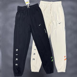 2024/25 Nk~ White Pure Cotton Sports Trousers Zipper style