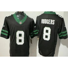 RODGERS #8 Men's New York Jets NFL Jersey 喷气机   (3代）