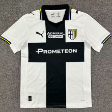 2025/26 Parma Home White Fans Soccer Jersey