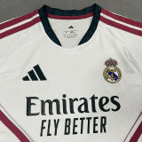 2026/27 RM Home White Fans Long Sleeve Soccer Jersey