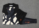2024 PSG Black Yellow Sweater Tracksuit