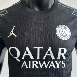 2024/25 PSG 4Th Black Player Version Soccer Jersey