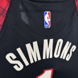 2024/25 Trail Blazers SIMMONS #1 Black City Edition NBA Jerseys
