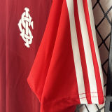 2024/25 Internacional Red Training Jersey  枣红色