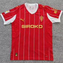 2026/27 Gijon Red Retro Style Soccer Jersey 希洪竞技