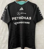 2026 Mercedes AMG Petronas F1 Black Team T-Shirt  圆领