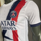 2024/25 PSG Away White Player Version Soccer Jersey