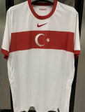 2020/21 Turkey 1:1 Quality Home White Fans Soccer Jersey