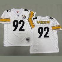 HARRISON #92 Men's Pittsburgh Steelers Retro NFL Jersey 钢人