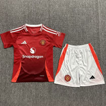 2024/25 M Utd Home Red Kids Soccer Jersey