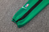 2024/25 Celtics Green Hoody Zipper Jacket Tracksuit