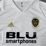 2018/19 Valencia Home White Retro Soccer Jersey