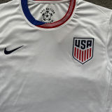 PULISIC #10 U.S Home White Fans Soccer Jersey 2024/25