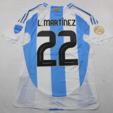 2024/25 Argentina Home Player Version Jersey （CONMEBOL COPA 2024 Version 美洲杯版）