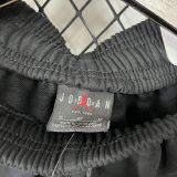 2025 Jordan Black Pure Cotton Fabric Casual Short Pants M001 红标