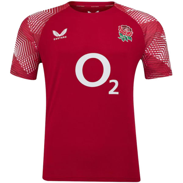 2025/26 England Away Red Rugby Shirt  英格兰