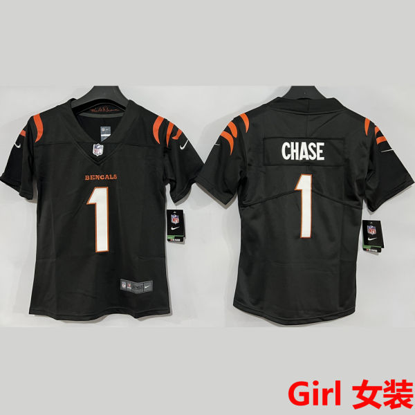 CHASER #1 Cincinnati Bengals Girl NFL Jersey 猛虎