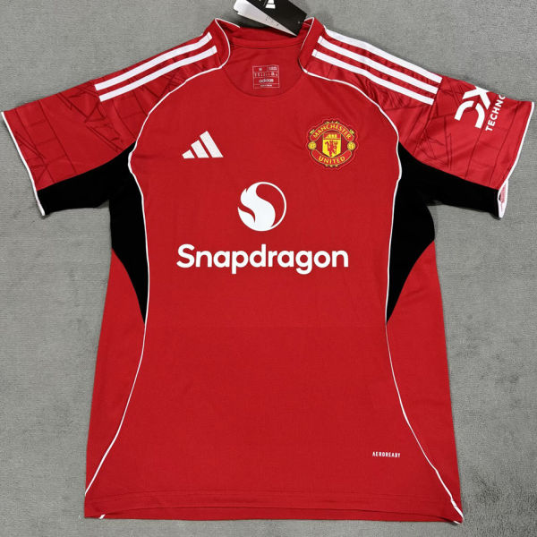 2025/26 M Utd Home Red Fans Soccer Jersey