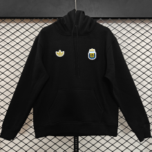 2026/27 Argentina Black Retro Style Hoody 小绣花 黑色