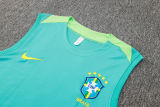 2024/25 Brazil  Green Vest Training Jersey(A Set)