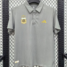 2026/27 Argentina Casual Quick Drying POLO T-Shirt    兰灰色