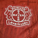 2024/25 LeverKusen Home Red Player  Version Soccer Jersey