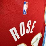 2025 Grizzlies ROSE #23 Red City Edition NBA Jerseys Hot Pressed