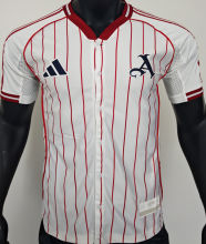 2025/26 ARS White Baseball Player Version T-Shirt  硅胶版