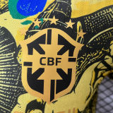 2024/25 Brazil Special Edition Yellow  Player Version Soccer Jersey