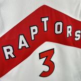 2023 Toronto Raptors INGRAM # 3  White NBA Jerseys