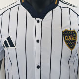 2025/26 Boca White Baseball Player Version T-Shirt  硅胶版