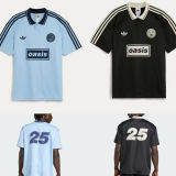 2025/26 AD x oasis White Retro Style Fans Soccer Jersey