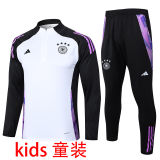 2025 Germany White Kids Sweater Tracksuit