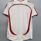 2006/07 AC Milan Away White Retro Soccer Jersey