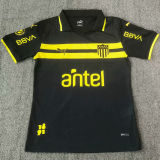 2025 Atletico Penarol Black Fans Soccer Jersey 背后上下都有广告