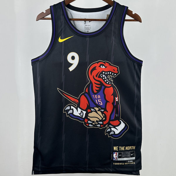 2025 Timberwolves BARRETT #9 Black  NBA Jerseys 热压