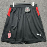 2025/26 AC Milan Home Black Short Pants