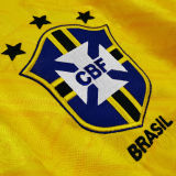 1991/93 Brazil Home Yellow Retro Soccer Jersey